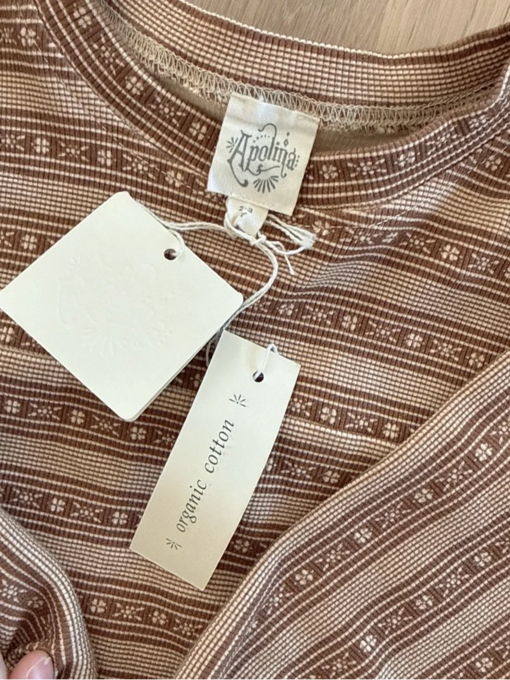 NWT Apolina Kids Roberta Jersey Top - Kanna Stripe